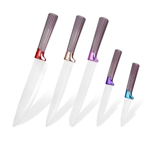 Ensemble de couteaux de cuisine en acier inoxydable de bonne qualité, ensemble de couteaux de cuisine, couteau de chef avec manche en plastique - Product Image 2