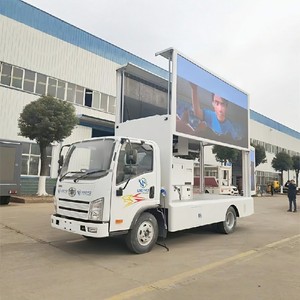 FAW 4X2 Outdoor LED Advertising Truck with Digital Billboard Screen Mobile Digital LED Billboard Van for Advertising - Product Image 3