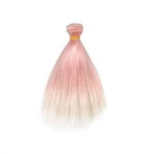 Cabello Sintético Liso Tipo <span class=keywords><strong>Mohair</strong></span> <span class=keywords><strong>para</strong></span> <span class=keywords><strong>Muñecas</strong></span>, Peluca <span class=keywords><strong>para</strong></span> Muñeca 1/3, Extensiones de Cabello Suave de Seda de Leche <span class=keywords><strong>para</strong></span> <span class=keywords><strong>Muñecas</strong></span> BJD/SD - Product Image 5
