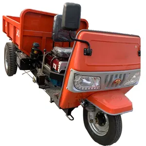 Démarrage électrique Mini Heavy Duty Pakistan Dumper Diesel Truck Trois Roues Modèle changchai moteur