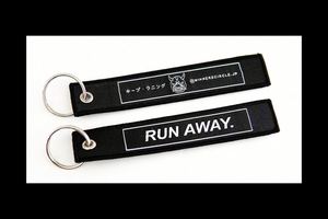 Wholesale Washable Fabric Eco-Friendly Polyester Thread Custom Embroidered Keychain - Product Image 6