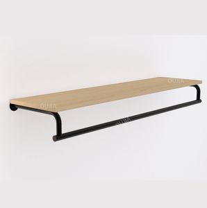 दीवार-माउंटेड डिस्प्ले रैक कपड़ों की दुकानों के लिए कपड़ों की शैलियों की एक विस्तृत श्रृंखला का प्रतिनिधित्व करते हैं। - Product Image 2