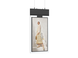 <strong>Magic</strong> Mirror Wall Mount 43 49 55inch Double Sided Celling Installation Acrylic Enclosure LCD Digital Signage Advertising <strong>Screen</strong> - Product Image 6