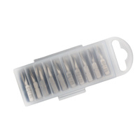 TOOLJOY Jeu de 10 embouts de tournevis, longueur 25 mm, embouts en acier S2, faciles à utiliser, fourniture d'usine OEM
