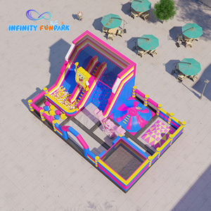 Parc d'attractions gonflable robuste pour la <span class=keywords><strong>location</strong></span>, aire de jeux gonflable durable avec sac de transport - Product Image 6