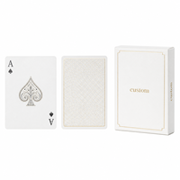Personalisierte Hochzeits-Pokerkarten mit Box Individuell Bedruckte Spielkarten aus Schwarzem Kernpapier mit Eigenem LOGO