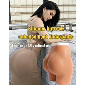 Shorts en silicone réalistes avec culotte cache-vagin <span class=keywords><strong>et</strong></span> pantalon de rehaussement des fesses pour travestis, transgenres, drag queens <span class=keywords><strong>et</strong></span> cosplay - Product Image 2