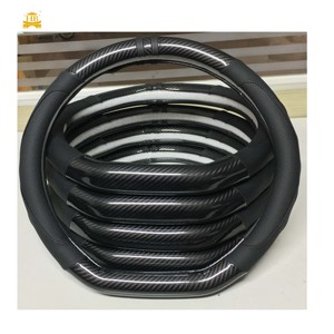 <span class=keywords><strong>Funda</strong></span> para <span class=keywords><strong>Volante</strong></span> de Coche en Fibra de Carbono con <span class=keywords><strong>Forma</strong></span> de <span class=keywords><strong>D</strong></span>, Accesorios Universales para Auto - Product Image 3