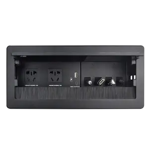 Presa retrattore da tavolo presa elettrica nascosta presa da tavolo prese per mobili per conferenze