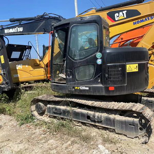 Hot bán sử dụng KOMATSU pc128us bánh xích máy xúc 12t động cơ hộp số bơm thủy lực mang 2020 mô hình 1000h xây dựng - Product Image 1