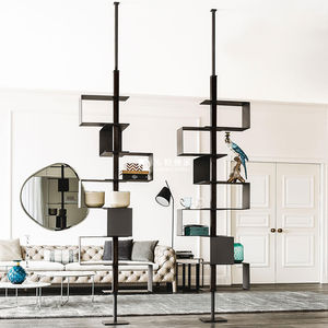 Pannelli divisori di lusso per decorazioni d'interni schermi in ferro di legno divisorio per pareti divisorie per pareti divisorie per scaffali - Product Image 2