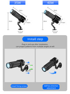 TNT 15 Вт 25 Вт 35 Вт наружный статический рекламный проектор Gobo IP66 Водонепроницаемая проекционная лампа с логотипом - Product Image 3