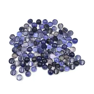 Alta calidad 3mm Oval calibrado Iolite azul facetado corte piedra preciosa suelta hermosa a granel al por mayor para la fabricación de joyas naturales - Product Image 1