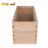 Nouveau kit de ruche Nuc Langstroth en bois de sapin Witbee pour l'élevage de reines, équipement d'apiculture, boîte Nuc 5 cadres avec fondation (2 ans)