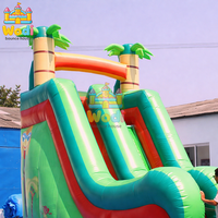 Parc aquatique gonflable avec filet de protection, PVC 0,55 mm, matériau sûr certifié EN14960, garantie 3 ans, pour des moments de plaisir actifs en famille