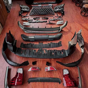 ชุดแต่งกันชนหน้า WELIFTRICH คุณภาพสูง รุ่นอัพเกรด ไฟ LED ใหม่ สำหรับ Lexus GX400 Gx460 ปี 2010-2023 แบบ Bolt-On สีดำ - Product Image 1