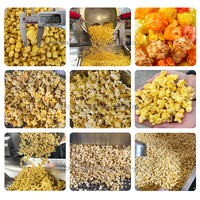 Machine à Popcorn Électrique Professionnelle de Haute Qualité, Grande Capacité, Industrielle, Automatique, pour Popcorn Sucré au Caramel