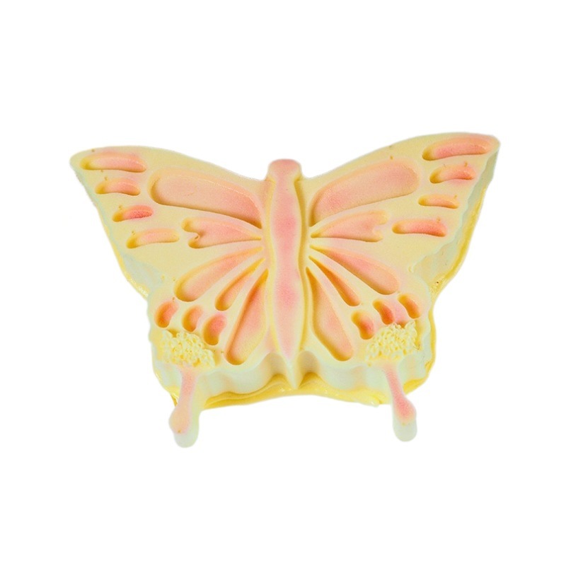 20587-Yellow Large Butterfly-Shaped PU Squishy