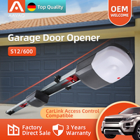 AAVAQ S12/600 Diseño moderno Smart Home Wi-Fi Abridor de puerta de garaje con rango de 80m Garantía de 3 años Impulsado por motor de viaje