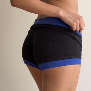 Shorts Deportivos Casuales de Cintura Baja para Mujer, Shorts Transpirables y Ecológicos con Cintura Elástica, Cordón Ajustable y Logotipo Bordado Multifuncional - Product Image 6