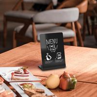 Soporte de PVC Acrílico Personalizado con Código QR Programable para Número de Mesa, NFC de 13.56Mhz para Revisión de Menús