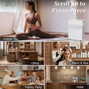 מכשיר אדים ללא מים עם שליטה דרך אפליקציה, מפזר שמנים אתריים חכם לשימוש ביתי, ניחוחות יוקרתיים למלונות ועסקים - Product Image 5