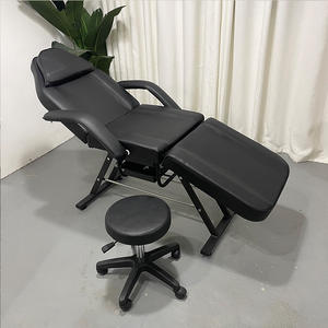 Moderno de lujo negro ajustable de cuero sintético portátil multifuncional salón mesa de masaje cama Silla de belleza para Hotel - Product Image 3