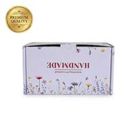 Boîte d'expédition en carton ondulé blanc extra-résistant, personnalisable avec logo, refermable, recyclable, écologique, avec pelliculage mat et auto-érection, vente en gros