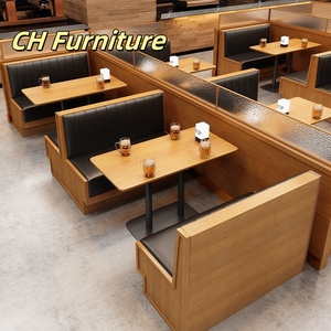 <span class=keywords><strong>Muebles</strong></span> para restaurante, cabina de Bar simple y retro, café, sofá, mesa de restaurante temática y juego de sillas, <span class=keywords><strong>muebles</strong></span> de restaurante - Product Image 2
