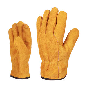 <span class=keywords><strong>Gants</strong></span> de travail SAFEMAN en gros, <span class=keywords><strong>gants</strong></span> de construction, chauds, résistants au froid, imperméables, en <span class=keywords><strong>cuir</strong></span> de vache, bracelet élastique - Product Image 1