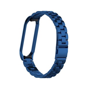 Cinturino in metallo per <span class=keywords><strong>Xiaomi</strong></span> <span class=keywords><strong>Mi</strong></span> <span class=keywords><strong>Band</strong></span> 3 4 bracciale in acciaio inossidabile per Miband 5 Smart Watchband Wristband accessori - Product Image 5