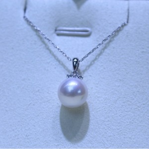 Natural Freshwater Edison <b>Pearl</b> Clover Pendant Strong Light S925 <b>Silver</b> Versatile Clavicle Chain Accessory for Daily <b>Necklace</b> - Product Image 2