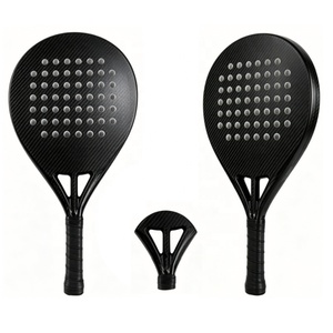 <span class=keywords><strong>Raquette</strong></span> de <span class=keywords><strong>padel</strong></span> en fibre de carbone personnalisée de haute qualité 18K, cadre rond créatif, noyau en mousse EVA, OEM/ODM, vente en gros d'usine - Product Image 1