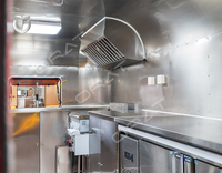 Remorque de cuisine mobile DOT CE CoC, camion de restauration, chariot de restauration avec équipement de cuisine complet, chariot de restauration pour gaufres, hot-dogs, pizzas, hamburgers