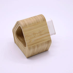 Chargeur sans fil magnétique 3 en 1 15W, support de charge en bois à <span class=keywords><strong>induction</strong></span> pour téléphone et montre connectée - Product Image 2