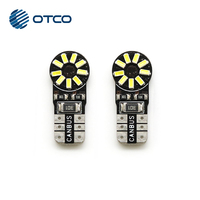 Lampadina LED T10 Canbus 12V-3030 SMD Super Luminosa 1.6W 192LM Certificata CE per Illuminazione Interna/Esterna Auto (194/W5W 24 Mesi)