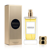 Flacons de parfum en verre personnalisés de luxe 30ml 50ml 100ml avec vaporisateur fin pour le marché des Émirats arabes unis et du Moyen-Orient, faible MOQ