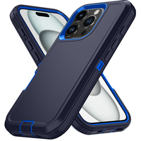 Coque mobile robuste pour robot iPhone 16, coque robuste et souple pour iPhone 16, coque pour iPhone 16