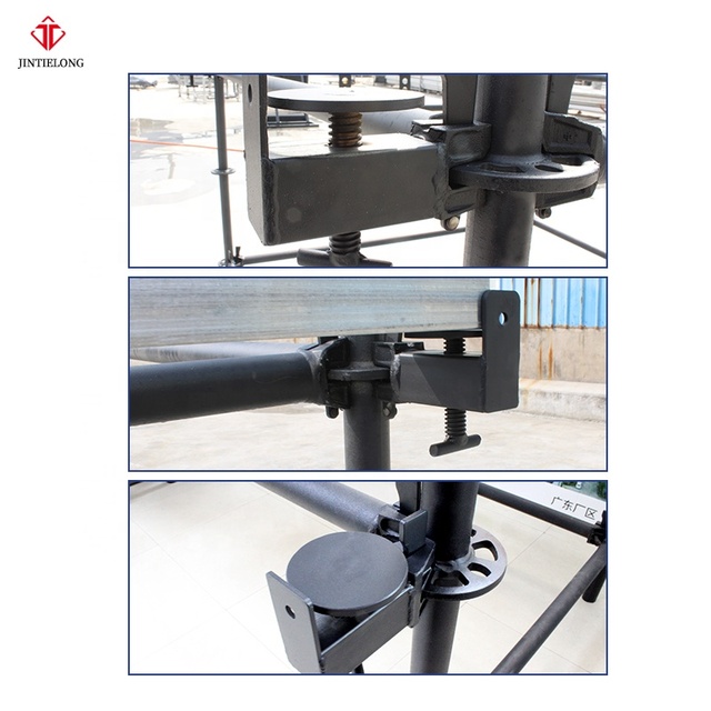 JinTieLong Adjustable Iron Steel Circle Portable Screen Support Frame & Holder with Quick Installation
