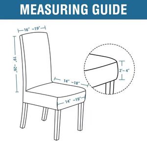 Funda Elástica Gruesa para Silla, Funda Universal para Asiento, Funda Elástica para Silla de Comedor, Hogar, Hotel - Product Image 4