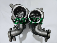 Upgrade Turbocharger 600HP Tahap 2 untuk MASERATI GHIBLI Quattroporte Levante 3.0L 300684 297711 302369 300685 302370