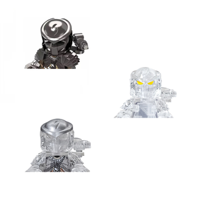 Figurines d'action de dessins animés de la série de films Alien Predator, blocs de construction à assembler, modèle MOC DIY à l'échelle 1:8, jouet - Product Image 6