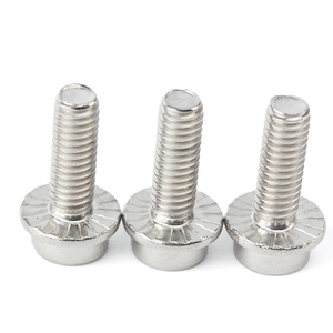 Chống nới lỏng DIN 251 304 thép không gỉ hình lục giác ổ cắm đầu với răng cưa mặt bích vít - Product Image 4