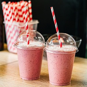 Gobelet en plastique durable avec couvercle et paille, <span class=keywords><strong>tasse</strong></span> réutilisable, gobelet à café personnalisé pour le bureau et la maison - Product Image 4