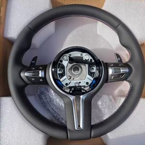 Volant rond en cuir de haute qualité et populaire pour <span class=keywords><strong>BMW</strong></span> M3 M4 M5 M6 F06 F10 F15 F16 F20 F30 F31 F32 F33 F34 F36 - Product Image 3