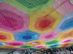 Dây Polyester bện 6mm với lõi rắn cho sân chơi leo núi cầu vồng - Product Image 2