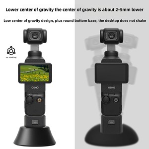 Base Estabilizadora de Silicona Antideslizante para DJI Osmo Pocket 3 4, Soporte de Escritorio, Protección, Soporte para Cámara, Accesorio - Product Image 5