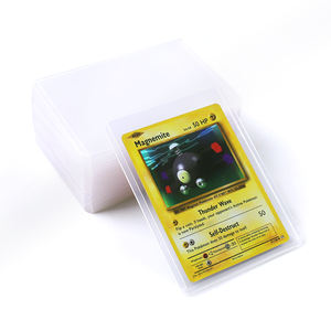 Protections de cartes en <span class=keywords><strong>plastique</strong></span> rigide de qualité supérieure, légèrement flexibles, pour cartes standard, super claires, régulières - Product Image 1