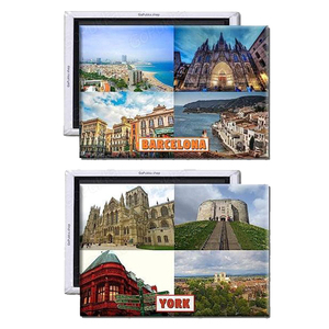 Personalised Made 3D Souvenir City <b>Refrigerator</b> Magnet Custom Logo Soft Pvc Metal Customised Enamel Epoxy Fridge Magnet - Product Image 3