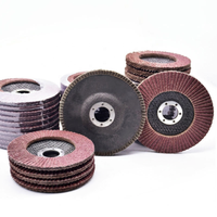 Disque à lamelles Dongtai avec support en fibre de verre, disque abrasif en oxyde d'aluminium de 4 pouces, OEM ODM OBM, vente en gros de disques de ponçage pour meuleuses d'angle